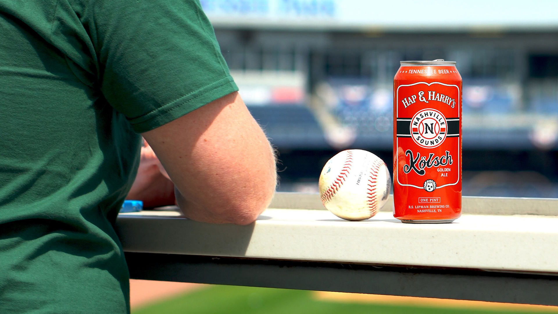 Kolsch beside a baseball