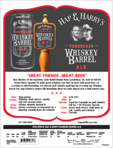 Tennessee Whiskey Barrel Ale Sales Sheet